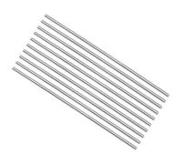 sourcing map Redonda Acero Varilla, 1,9mm HSS Torno Barra Culata Herramienta 100mm Longitud, para Eje Engranaje Taladro Tornos Mandril Máquina Torneado Miniatura Eje, 10 Piezas