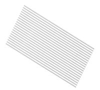 sourcing map Redonda Acero Varilla, 1mm HSS Torno Barra Culata Herramienta 100mm Longitud, para Eje Engranaje Taladro Tornos Mandril Máquina Torneado Miniatura Eje,20 Piezas