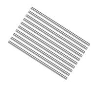 sourcing map Redonda Acero Varilla, 3,6mm HSS Torno Barra Culata Herramienta 100mm Longitud, para Eje Engranaje Taladro Tornos Mandril Máquina Torneado Miniatura Eje,10 Piezas