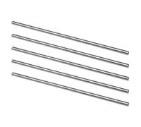 sourcing map Redonda Acero Varilla, 5,5mm HSS Torno Barra Culata Herramienta 200mm Longitud, para Eje Engranaje Taladro Tornos Mandril Máquina Torneado Miniatura Eje,5 Piezas