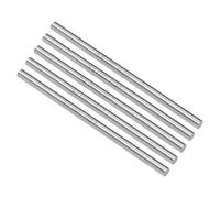 sourcing map Redonda Acero Varilla, 5mm HSS Torno Barra Culata Herramienta 100mm Longitud, para Eje Engranaje Taladro Tornos Mandril Máquina Torneado Miniatura Eje,5 Piezas
