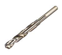 sourcing map Reducido Vástago Taladros Helicoidales 14mm Alta Velocidad Acero 6542 con 10mm Vástago 1 Pcs