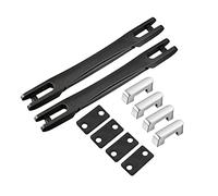 sourcing map Reemplazo de Manijas de Equipaje, Empuñaduras de Correa para Maleta Negro 2 paquetes