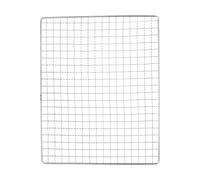 sourcing map Rejilla de enfriamiento de un cuarto de hoja pequeña, rejilla de alambre rectangular de acero inoxidable de 10.2 x 12.6 pulgadas, rejilla resistente para hornear, asar a la parrilla