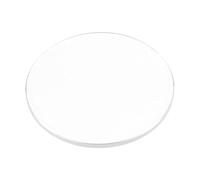 sourcing map Reloj de cristal de cristal plano, redondo, transparente, lentes de zafiro para relojes, lentes de repuesto para reparación de relojeros, transparente, 32.5mm x 1.5mm, Clásico