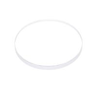 sourcing map Reloj Transparente Cristal Lente Vidrio 37mm Diámetro 2,5mm Grosor Redondo Plano Mineral Alta Transmitancia Reloj Cristal Reemplazo Pieza para Relojero Arreglo