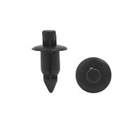 sourcing map Remaches De Empuje Plástico Negro 40 Pcs Para Coche