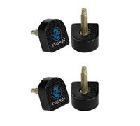 sourcing map Reparación de zapatos de mujer Puntas de tacón alto Levante Stiletto 12mmx12mm 10pcs Negro