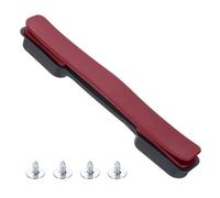 Sourcing Map Repuesto de manija de equipaje, asa de maleta de 8.5 pulgadas con correa de transporte, agarre de plástico - Borgoña