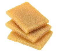 sourcing map Residuos Borrador Goma Cemento Borrador, 6 Paquetes 70x50x10mm Rectángulo Removedor Limpieza Herramienta para Quitar Adhesivo de Papel Plástico, Amarillo