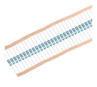 sourcing map Resistencias de película metálica de 100 pcs 470 ohm 0.5W 1/2W 1% de Tolerancia 5 bandas de color