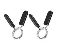 sourcing map Resorte Clip Collares, 2 Piezas 27mm Gimnasio Peso Barra Pesas Barra Resorte Collar Clip Mancuerna Bloqueo Abrazadera Herramienta