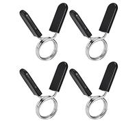sourcing map Resorte Clip Collares, 4 Piezas 27mm Gimnasio Peso Barra Pesas Barra Resorte Collar Clip Mancuerna Bloqueo Abrazadera Herramienta