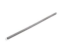 sourcing map Resorte de extensión: 1 mm de diámetro del alambre, 9 mm de DE, 300 mm de longitud libre Resorte de acero Pequeño resorte de tensión de doble gancho