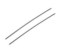 sourcing map Resorte de extensión: diámetro del alambre de 0,4 mm, diámetro exterior de 3 mm, resorte de acero de longitud libre de 300 mm Resorte de tensión de doble gancho pequeño 2 piezas