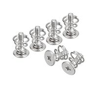 sourcing map Resorte Tornillos, 20uds M2x9mm 6mm Resorte OD GPU Gráficos Tarjeta Posterior Placa Térmico Disipador Tornillos Computadora Ventilador Fijo Tornillos