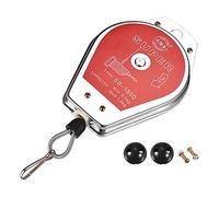 sourcing map Retráctil Resorte Balanceador Herramienta Soporte Colgante Equipo 1.1-3.3lbs (0.5-1.5kg) Rojo para Montaje Línea con Montaje Accesorio