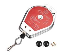 sourcing map Retráctil Resorte Balanceador Herramienta Soporte Colgante Equipo 1.3-4.4lbs (0.6-2kg) Rojo para Montaje Línea con Montaje Accesorio