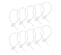 sourcing map Reutilizables Cremallera Bridas, 6 Pulgadas Silicona Bridas Bolsa Clips, Multiuso Silicona Bridas, Cable Bridas, Pan Brida, Doméstico Retorcidas Bridas(Transparente Paquete de 20)