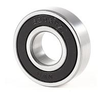 sourcing map Rodamiento Cojinete de bolas de ranura profunda de reemplazo de patinaje sobre ruedas 6203RZ 40x17x12mm