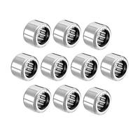 sourcing map Rodamiento de Agujas, 12x18x12mm Cojinetes de Rodillos de Aguja HK1212, Rodamientos de Agujas de Empuje con Arandelas para Equipo Mecánico, Instrumentos Eléctrico, 10 Pcs