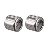 sourcing map Rodamiento de Agujas, 8x14x12mm Cojinetes de Rodillos de Aguja HF081412, Rodamiento Unidireccional para Equipo Mecánico, Instrumentos Eléctrico, 2 Pcs