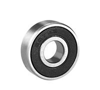 sourcing map Rodamiento de Bola, Cojinete de Bola de Ranura Profunda 607RS, 7x19x6mm Rodamiento de Doble Sellado, de Acero, para Roller Skate, Equipo Mecánico, Instrumentos Eléctrico