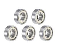 sourcing map Rodamiento de bola R6ZZ de 3/8"x7/8"x9/32" Rodamientos de doble blindaje ABEC-5 5 unidades