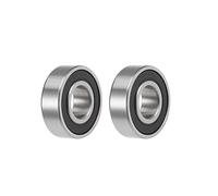 sourcing map Rodamiento De Bolas 6202-2RS 2 Piezas Acero Carbono