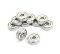 sourcing map rodamiento de bolas 636Z 10 piezas 6 x 22 x 7 mm doble Metal escudos zanja