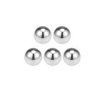 sourcing map Rodamiento de Bolas de 304 Acero Inoxidable, 10pcs 25mm Bolas de Precisión, Cojinetes Bolas, G100 Precisión, Bolas de Acero Para Maquinaria, Coche, Motocicleta, Bicicleta