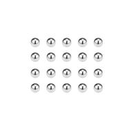 sourcing map Rodamiento de Bolas de 304 Acero Inoxidable, 50pcs 5mm Bolas de Precisión, Cojinetes Bolas, G100 Precisión, Bolas de Acero Para Maquinaria, Coche, Motocicleta, Bicicleta