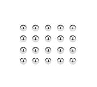 sourcing map Rodamiento de Bolas de 304 Acero Inoxidable, 50pcs 9mm Bolas de Precisión, Cojinetes Bolas, G100 Precisión, Bolas de Acero Para Maquinaria, Coche, Motocicleta, Bicicleta