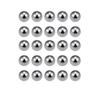sourcing map Rodamiento de Bolas de Acero al Carbono, 25 Piezas 12,7mm Bolas de precisión, Cojinetes Bolas, Bolas de Acero Para Maquinaria, Coche, Motocicleta, Bicicleta, Vehículo, Muebles