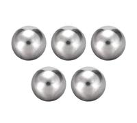 sourcing map Rodamiento de Bolas de Acero Cromado, 5pcs 19mm Bolas de Precisión, Cojinetes Bolas, G10 Precisión, Bolas de Acero Para Maquinaria, Coche, Motocicleta, Bicicleta