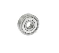 sourcing map Rodamiento de bolas de ranura profunda radial con blindaje doble 6301Z, 12 mm x 37 mm x 12 mm