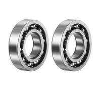 sourcing map Rodamiento Rígido de Bolas 16003, 2 Unidades 17mm x 35mm x 8mm de Acero al Cromo de Alto Carbono Z0 Tipo Abierto