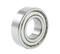 sourcing map Rodamiento Rígido De Bolas 17X35X10Mm Doble Blindaje 1Pc Metal