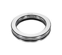 sourcing map Rodamientos axiales de bolas de 90 mm, diámetro exterior de 120 mm, diámetro exterior de 22 mm de grosor, 51118, rodamiento axial de bolas de acero cromado, ABEC5