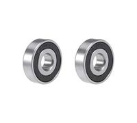 sourcing map Rodamientos de Bolas, 2x Cojinetes de Bolas de Ranura Profunda 16100-2RS, 10x28x8mm Rodamiento de Doble Sellado, para Roller Skate, Equipo Mecánico, Instrumentos Eléctrico