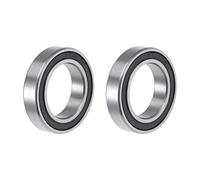 sourcing map Rodamientos de Bolas, 2x Cojinetes de Bolas de Ranura Profunda 6804-2RS, 20x32x7mm Rodamiento de Doble Sellado, de Acero, para Roller Skate, Equipo Mecánico, Instrumentos Eléctrico