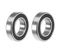 sourcing map Rodamientos de Bolas, 2x Cojinetes de Bolas de Ranura Profunda 6903-2RS, 17x30x7mm Rodamiento de Doble Sellado, de Acero, para Roller Skate, Equipo Mecánico, Instrumentos Eléctrico