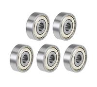 sourcing map Rodamientos de Bolas, 5x Cojinetes de bolas de Ranura Profunda 636ZZ, 6x22x7mm Rodamiento Rígidos de Bolas de Doble Sellado, de Acero, para Equipo Mecánico, Instrumentos Eléctrico