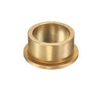sourcing map Rodamientos de manguito de brida, diámetro de 30 mm x 38 mm de diámetro exterior x 22 mm de longitud, bujes de bronce sinterizado autolubricantes