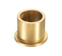 sourcing map Rodamientos de manguito de brida, diámetro de 30 mm x 38 mm de diámetro exterior x 35 mm de longitud, bujes de bronce sinterizado autolubricantes
