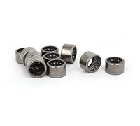sourcing map Rodamientos de rodillos de aguja de copa HK1210 de 12mm x 16mm x 10mm Completa dibujados 10pcs