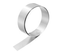 sourcing map Rollo de lámina de acero inoxidable 301, 0,1 mm x 20 mm x 2 m, de alta elasticidad, rollo de lámina estrecha de acero inoxidable para manualidades, maquinaria, soldadura de cuña, color