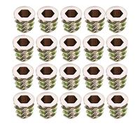 sourcing map rosca Insert clavo cinc aleación Hex toma M4 rosca interna 8 mm Long 20pc