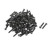 sourcing map Rosca M 2 x 10 mm cabeza hexagonal DIGITALJIMS perno tornillo 100 piezas