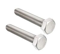 sourcing map Rosca M14 de 80mm Tornillos de cabeza hexagonal de 304 acero inoxidable de 2pcs